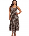 Jessica Howard Women's Plus-Size Exotic Maxi Dress