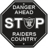 NFL Oakland Raiders Stop Sign