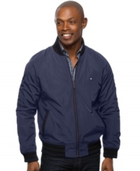 Make stylishly keeping out the breeze look like a breeze in this lightweight Argyle Cutlure windbreaker. Make stylishly keeping out the breeze look like a breeze in this lightweight Argyle Cutlure windbreaker.