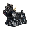 A lovely gift for any Scottish Terrier owner, the Pet Set dog ornaments from Joy to the World are endorsed by Betty White to benefit Morris Animal Foundation. Each hand painted ornament is packed individually in its own black lacquered box.