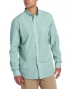 Nautica Men's Long Sleeve Solid Vineyard Poplin Woven