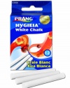 Prang Hygieia Chalk, 3.25 x 0.375 Inch Chalk Sticks, 12 Count, White (31144)