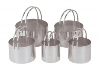 Fox Run 5-Piece Stainless Steel Biscuit Cutter Set Fox Run 5-Piece Stainless Steel Biscuit Cutter Set