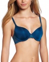 Calvin Klein Women's Seductive Comfort Customized Lift Bra with Lace, Blue Spell, 34DD