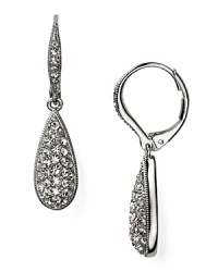 An easy shot of sparkle that makes every outfit a little more glamorous - this pair of crystal-set teardrop earrings from Nadri go everywhere (and look great doing it.)