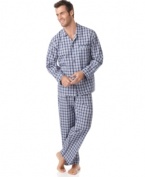 Get set for weekends of couches and lazy lounging with this pajamas set from Club Room.