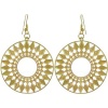 1 7/8 Lightweight Filigree Sun Earrings In Gold