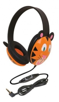 Califone 2810-TI Kids Stereo and PC Headphones, Tiger Design Califone 2810-TI Kids Stereo and PC Headphones, Tiger Design