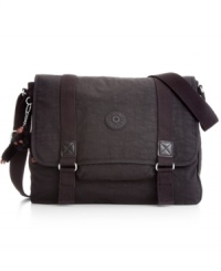 When you're on-the-move, bring along all your essentials with ease in the lightweight, nylon messenger from Kipling. Comfortable adjustable crossbody strap keeps hands free for easy access to all the pockets and compartments within. When you're on-the-move, bring along all your essentials with ease in the lightweight, nylon messenger from Kipling. Comfortable adjustable crossbody strap keeps hands free for easy access to all the pockets and compartments within.