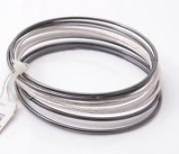 Alfani Set of Hematite & Silver Tone Metal Bangle Fashion Bracelets Alfani Set of Hematite & Silver Tone Metal Bangle Fashion Bracelets