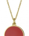 Kate Spade New York Paint The Town Red Idiom Pendant Necklace