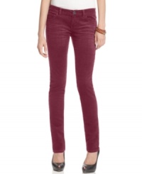 Be a siren in these red-hot cords from Celebrity Pink Jeans! The stretchy material moves with your body for a fit that always retains its shape. Be a siren in these red-hot cords from Celebrity Pink Jeans! The stretchy material moves with your body for a fit that always retains its shape.