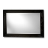 Casual Updated Mirror shown in Espresso. Also available in Black Bean, Nutmeg, Sienna, and White. 32.5 x 1.25 x 50.75.