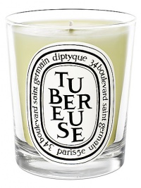 Very strong and flowery, the tuberose gives off an intoxicating and sensual perfume. It is a white bulbous flower native to Mexico, and the most expensive floral raw material in the world, for perfume making.Floral 50-60 hours burn time Keep wick trimmed to ½ to ensure optimal use Hand poured and made in France 