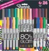 Sharpie Ultra-Fine-Point Permanent Markers, 24-Pack Colored Markers (32893)