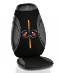 Take a seat and get comfortable with a high-powered massage cushion that is a perfect fit for most chairs and most backs, working out kinks and sore spots through an intense Shiatsu massage coupled with soothing heat to loosen up tightness and tension. 2-year warranty. Model MSI-CS270H. Take a seat and get comfortable with a high-powered massage cushion that is a perfect fit for most chairs and most backs, working out kinks and sore spots through an intense Shiatsu massage coupled with soothing heat to loosen up tightness and tension. 2-year warranty. Model MSI-CS270H.