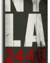 New York to Los Angeles 10x24 Artistic Planked Wood Sign by Cory Steffen