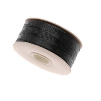Nymo Beading Thread Bobbin Size D 64 Yards BLACK Nymo Beading Thread Bobbin Size D 64 Yards BLACK