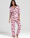 A wise choice for bedtime, PJ Salvage's owl-printed pajamas make a hoot-worthy sleep statement.