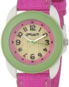 Sprout Midsize ST1007LGIVPK Eco-Friendly Corn Resin and Pink Organic Cotton Strap Watch