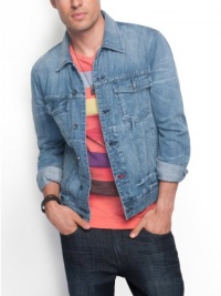 GUESS Basic Denim Jacket in Bengal Wash GUESS Basic Denim Jacket in Bengal Wash