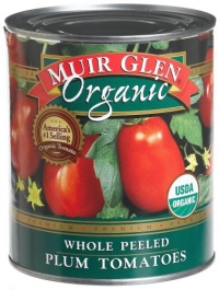 Muir Glen Organic Whole Peeled Plum Tomato, 28-Ounce Cans (Pack of 12)