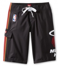 Quiksilver Boys 8-20 Heat Nba Boardshort, Black, 22 Quiksilver Boys 8-20 Heat Nba Boardshort, Black, 22