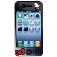 HELLO KITTY KT448 iPhone 4 Clear/Mirror Screen Protector - 2 Pack - Retail Packaging HELLO KITTY KT448 iPhone 4 Clear/Mirror Screen Protector - 2 Pack - Retail Packaging