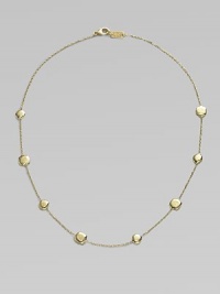 From the Glamazon Collection. This 18k gold creation defines understated elegance.18k gold Adjustable chain length, about 16-18 Lobster clasp Made in Italy