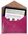 Pink luxe Croco-Leather iPad / iPad2 / iPad3 Carry Envelope by Graphic Image -