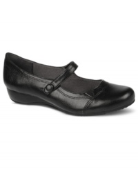 On point style. Life Stride's Dart flats feature a darling Mary Jane strap and a comfortable wedge. You won't want to take them off. On point style. Life Stride's Dart flats feature a darling Mary Jane strap and a comfortable wedge. You won't want to take them off.
