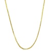 10 Karat Yellow Gold Venetain Box Chain (0.6 mm Thick)
