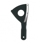 The OXO Basics jar opener opens jars with less effort than you thought possible. Simply hold the opener by the comfortable, ergonomic handle and twist to open. The sharp stainless steel teeth grip the top firmly, allowing you to twist it right off. Works on any size jar.