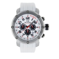 TW Steel Men's TW122 Grandeur Tech White Rubber Chronograph Dial Watch TW Steel Men's TW122 Grandeur Tech White Rubber Chronograph Dial Watch