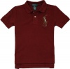 Polo Ralph Lauren Toddler Boys's Multicolor Big Pony Polo (7, Burgundy)