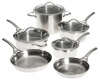 Calphalon Contemporary Stainless 10-Piece Cookware Set