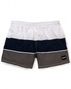 BOSS Black Butterflyfish 3 Stripe Swim Trunk