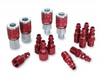 Legacy A73458D Color Connex Type D 14 Piece. 1/4 in. Red Coupler and Plug Kit Legacy A73458D Color Connex Type D 14 Piece. 1/4 in. Red Coupler and Plug Kit