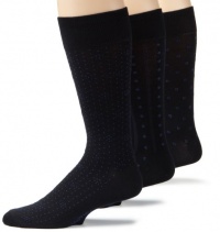 Nautica Men's 3-Pack Fancy Pattern Sock,Navy,8 to 12 Nautica Men's 3-Pack Fancy Pattern Sock,Navy,8 to 12