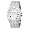 Bulova Men's 96E106 24 Diamond Case Silver and White Dial  Bracelet Watch