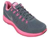 Nike Kids's NIKE LUNARGLIDE 4 (GS) RUNNING SHOES 6 Kids US (CL GRY/RFLCT SLVR/PLRZD PNK/DY) Nike Kids's NIKE LUNARGLIDE 4 (GS) RUNNING SHOES 6 Kids US (CL GRY/RFLCT SLVR/PLRZD PNK/DY)