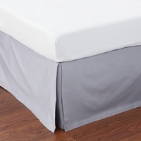 An enchanting, traditional pattern woven in cotton and silk evokes a sense of glamour in shades of lilac and silver. Bedskirt is in solid lavender. An enchanting, traditional pattern woven in cotton and silk evokes a sense of glamour in shades of lilac and silver. Bedskirt is in solid lavender.
