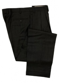 Ralph Lauren Mens Pleated Solid Charcoal Gray Wool Dress Pants Ralph Lauren Mens Pleated Solid Charcoal Gray Wool Dress Pants