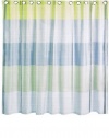 Encore Stripe Shower Curtain Grey