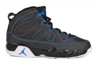 NIKE JORDAN 9 RETRO (PS) LITTLE KIDS 401811-007 (2, BLACK / WHITE - PHOTO BLUE) NIKE JORDAN 9 RETRO (PS) LITTLE KIDS 401811-007 (2, BLACK / WHITE - PHOTO BLUE)
