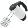 Sunbeam 2525 220-Watt 6-Speed Retractable Cord Hand Mixer, White/Grey