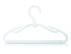 Nuby 6 Piece Children's Hangers, White