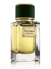 The inspiration for Velvet Vetiver is the scent of the Mediterranean Summer. Vetiver: a tantalizing scent replete with elegance and classic perfection. I wore it as a boy to feel as an adult.- Domenico Dolce. Velvet Vetiver has a classic, sumptuous cologne effect of vetiver and galbanum blended with a contemporary pique of Mediterranean fig. The bottle is displayed in a precious black velvet box bearing an engraved golden plate and silky inner fabric. Also ideal as a gift. 1.6 oz. The inspiration for Velvet Vetiver is the scent of the Mediterranean Summer. Vetiver: a tantalizing scent replete with elegance and classic perfection. I wore it as a boy to feel as an adult.- Domenico Dolce. Velvet Vetiver has a classic, sumptuous cologne effect of vetiver and galbanum blended with a contemporary pique of Mediterranean fig. The bottle is displayed in a precious black velvet box bearing an engraved golden plate and silky inner fabric. Also ideal as a gift. 1.6 oz.