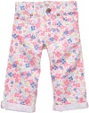 OshKosh B'Gosh Denim Capri - Pink Floral