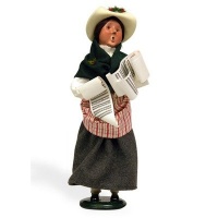 Byers Choice Woman with Sheet Music Byers Choice Woman with Sheet Music